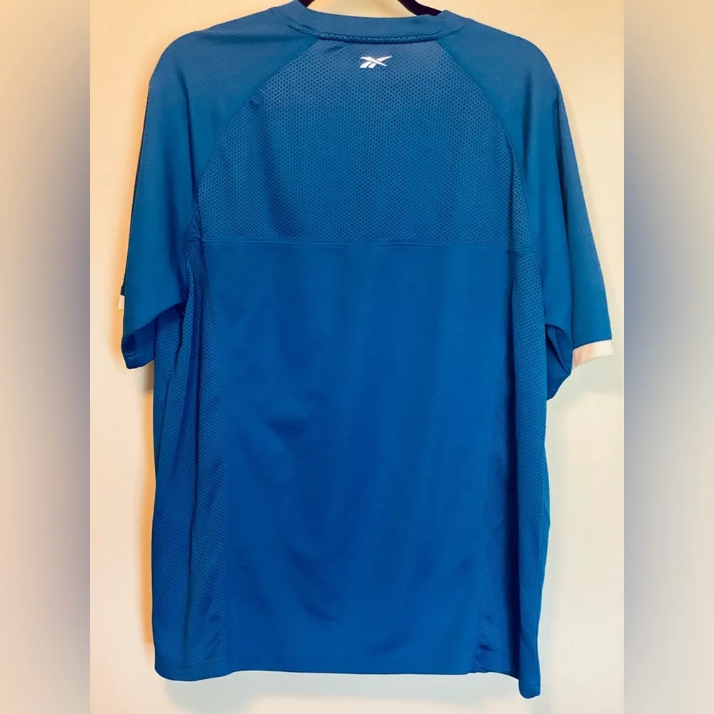 Mens Reebok Royal Blue, Hydromove Shirt, size Large - Picture 3 of 4